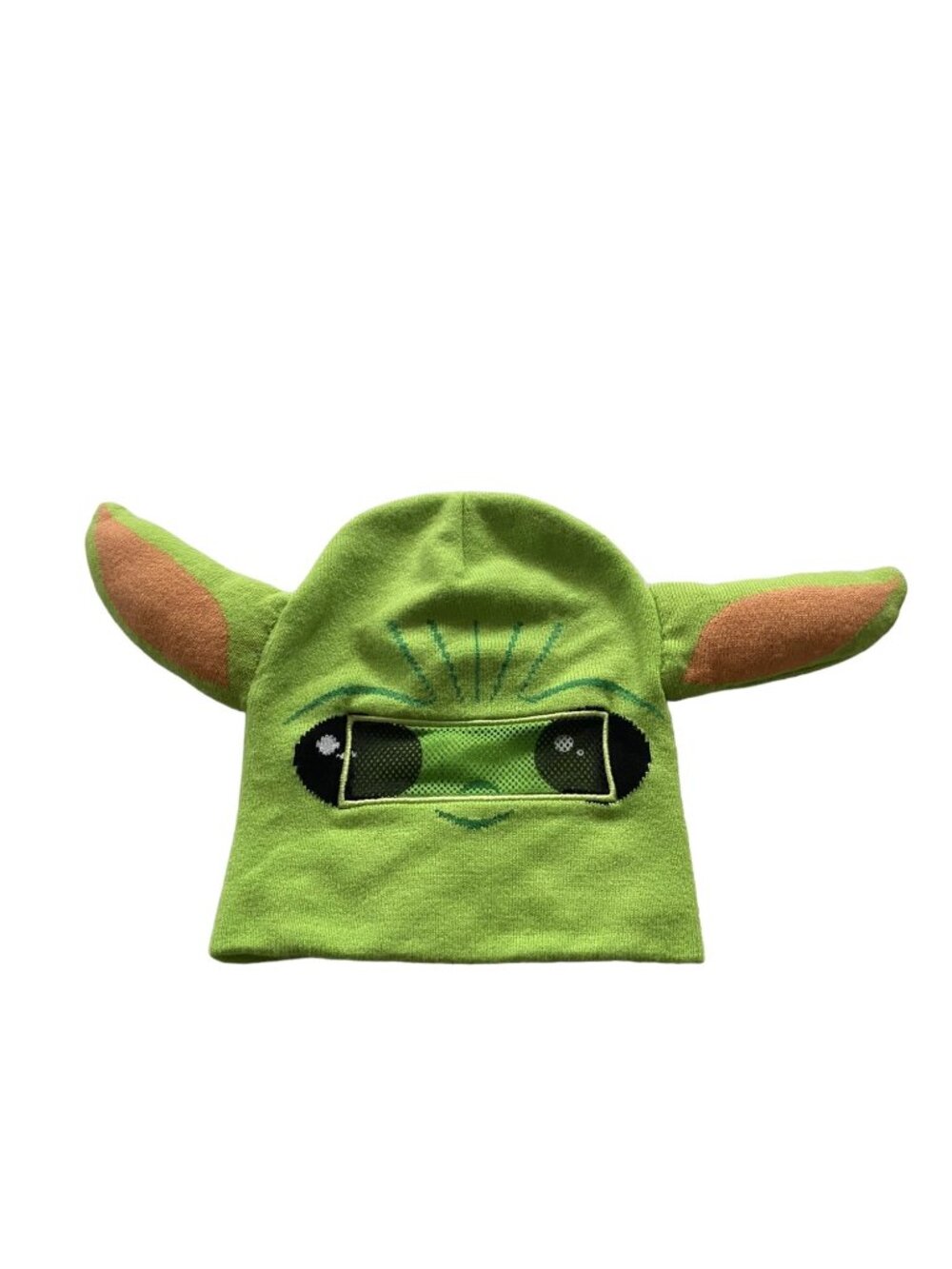 Star Wars Kids Grogu Beanie Green One Size Mandelorian Retro Cosplay Space Cute
